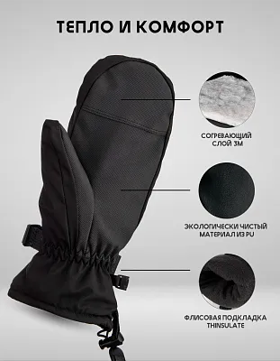 Варежки S1 Black