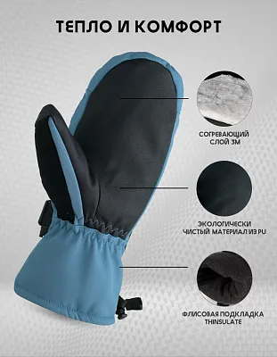 Варежки COOL-C1 Light blue