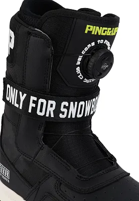 22/23 Сноубордические ботинки PING&UP BORN TO BE - BLACK TGF
