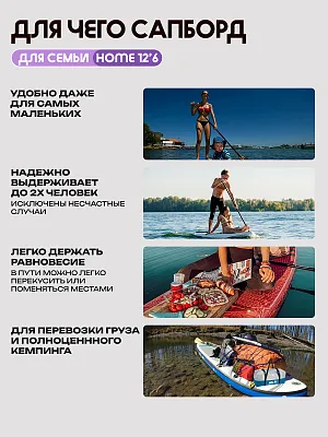 Сапборд 12'6*34"*6" HOME Purple