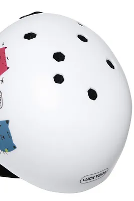 Шлем LUCKYBOO - FUTURE белый-горы