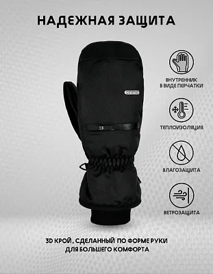 Варежки PRIME - COOL-C1 Mitten (Black)