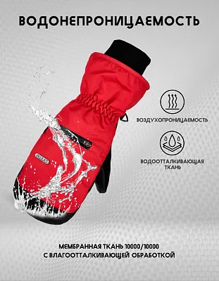 Варежки PRIME - COOL-C1 Mitten (Red)