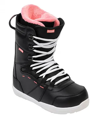 24/25 Ботинки сноубордические PRIME - FUN-F1 Black-Red Lace