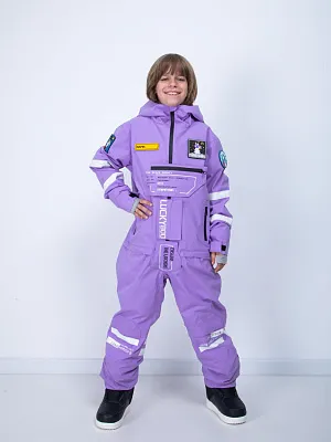 Комбинезон LUCKYBOO Astronaut series Фиолетовый