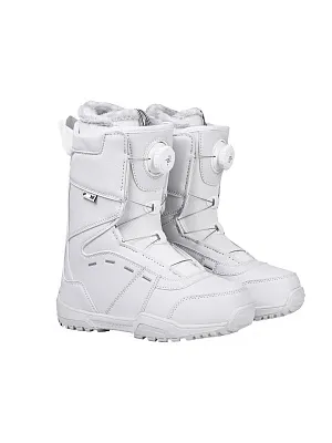 Ботинки сноубордические COOL-C1 TGF White Women (быстрая шнуровка)