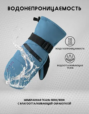 Варежки COOL-C1 Light blue