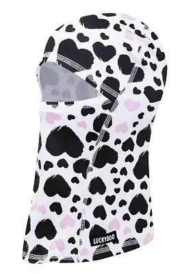 Балаклава LUCKYBOO MASKED HERO черно-белый