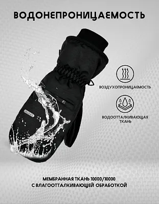 Варежки PRIME - COOL-C1 Mitten (Black)