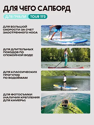 Сапборд 11'*32"*6" TOUR Green